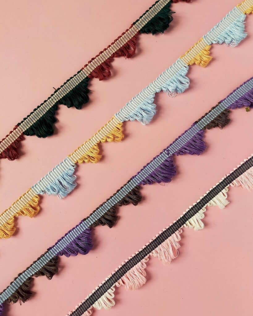 Handwoven Random Fan edge Braid